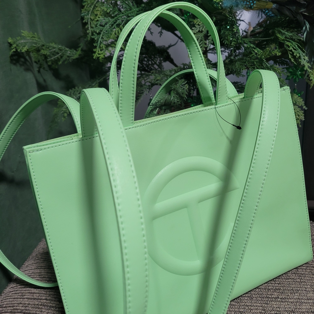 Telfar LARGE Mint Green Tote Bag